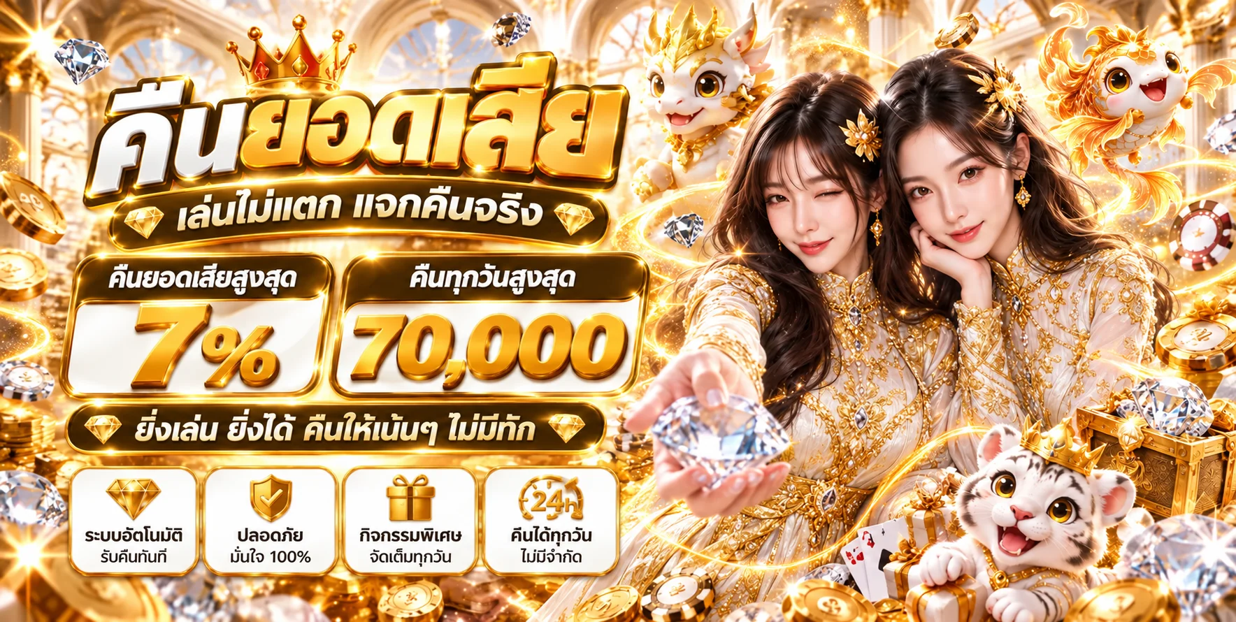แบนเนอร์สล็อตออนไลน์ NEXTWINZ พร้อมมาสคอตปลาทองแฟนตาซี